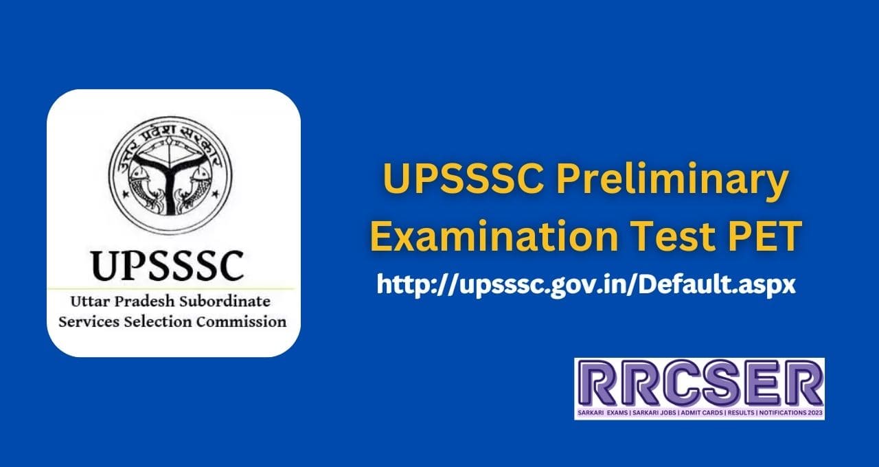 UPSSSC PET 2023